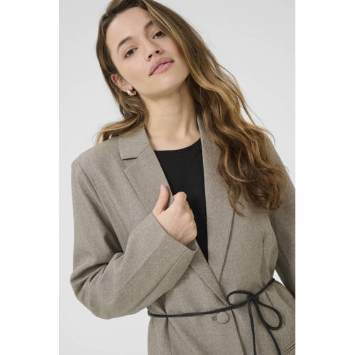 Kaffe regular blazer beige afbeelding