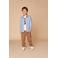 Stains&Stories loose casual broek bruin
