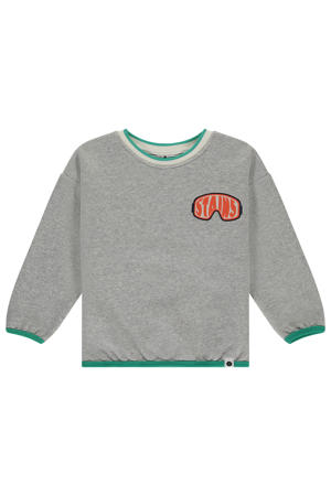 sweater grijs melange