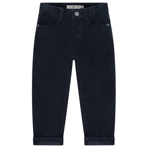 Stains&Stories loose fit loose fit jeans dark blue denim afbeelding