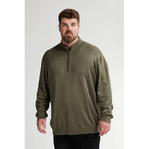 Petrol industries Plus Size sweater groen afbeelding