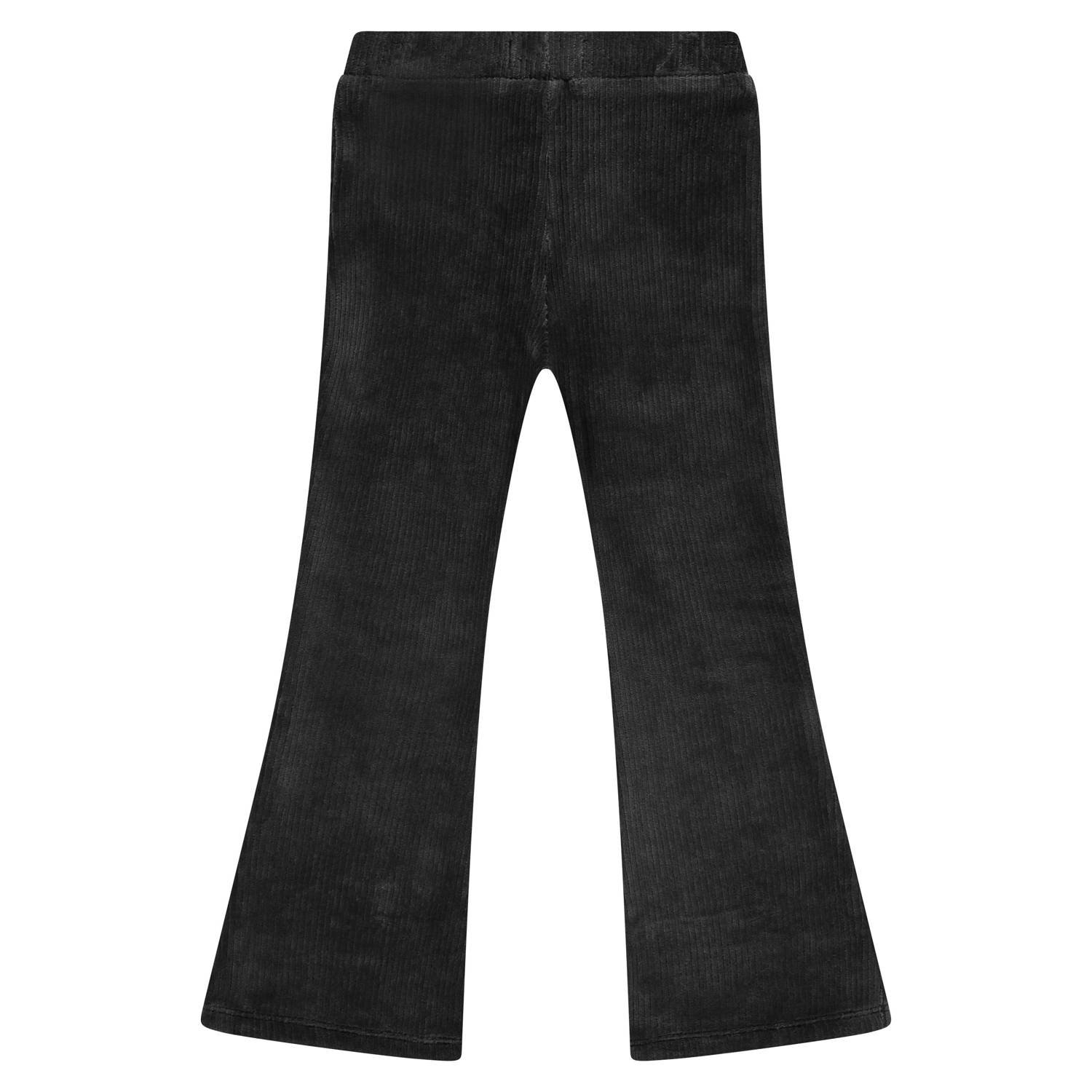 Stains&Stories corduroy flared broek grijs