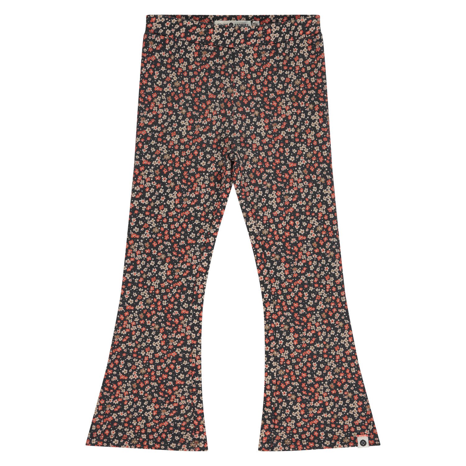 Stains&Stories flared legging oranje