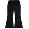 Stains&Stories flared casual broek zwart