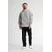 Petrol industries Plus Size sweater met textuur lichtgrijs