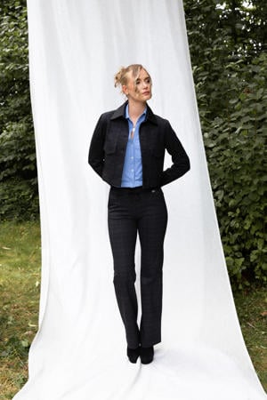 regular blazer antraciet