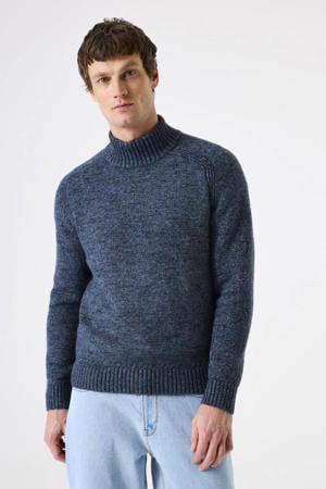 gebreide trui donkerblauw