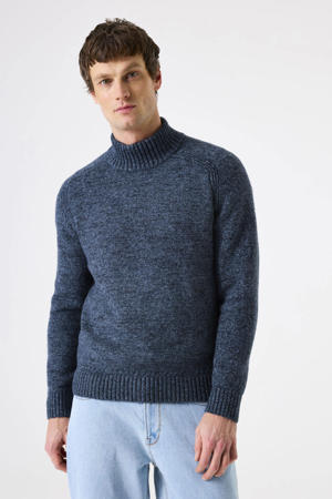 gebreide trui donkerblauw