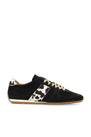 suède sneakers zwart