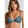 Hunkemöller voorgevormde T-shirt-bh met beugel Plunge grijsgroen