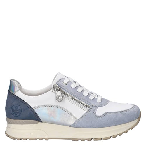 Rieker sneakers blauw/wit afbeelding