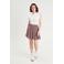 Cache Cache mini rok  donkerrood/ wit