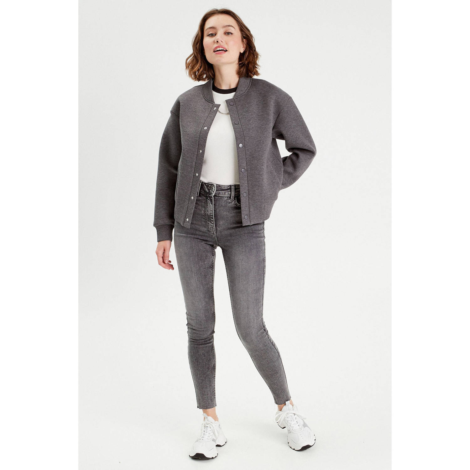 Cache skinny jeans grey