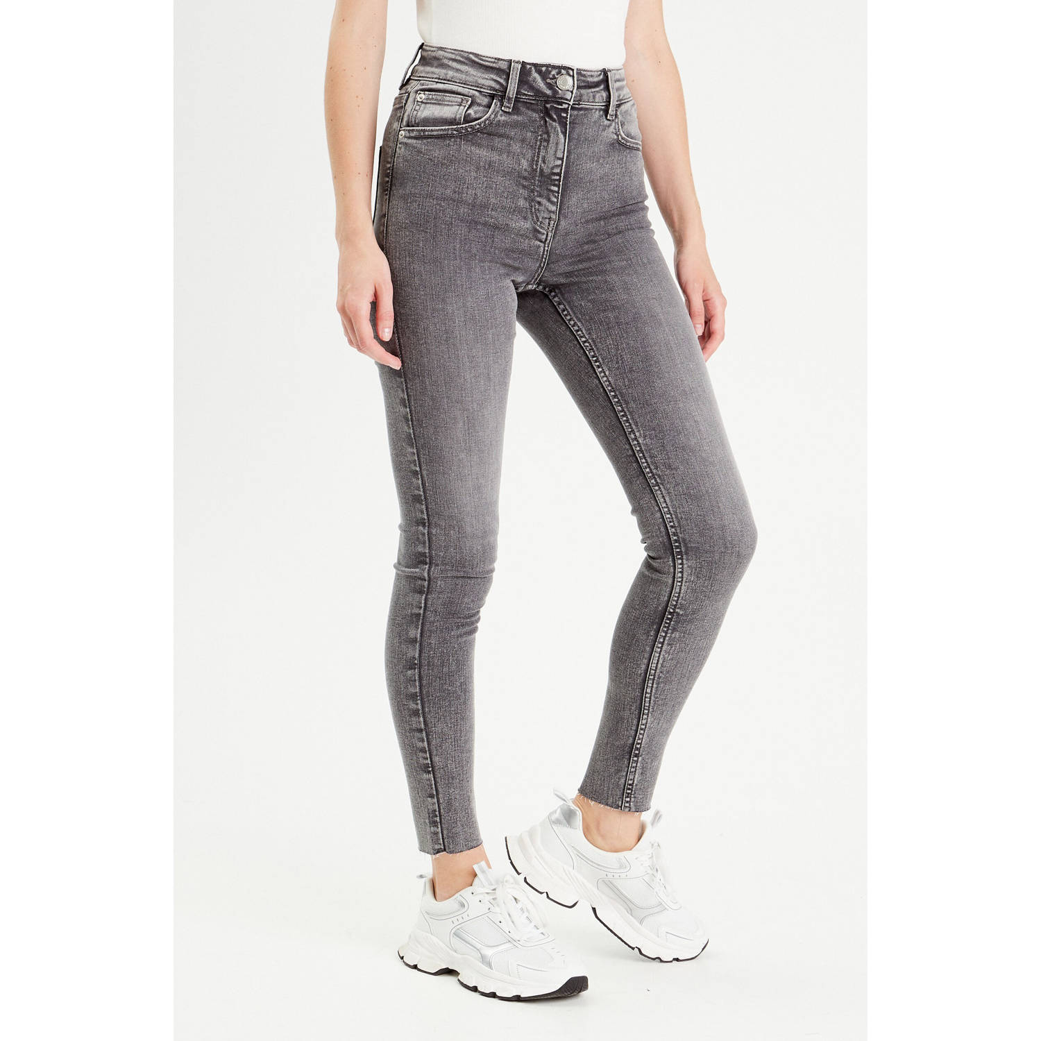 Cache skinny jeans grey