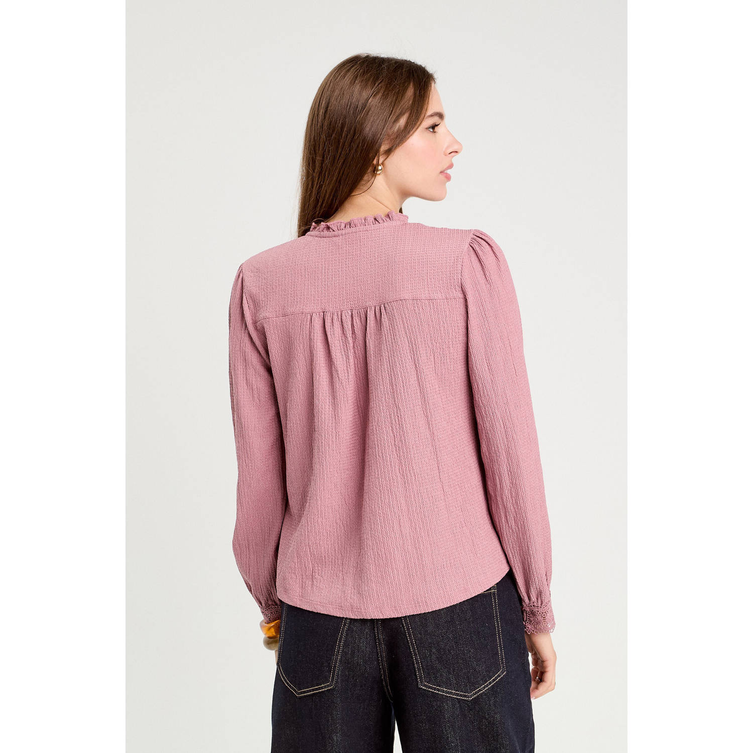 Cache blouse oudroze