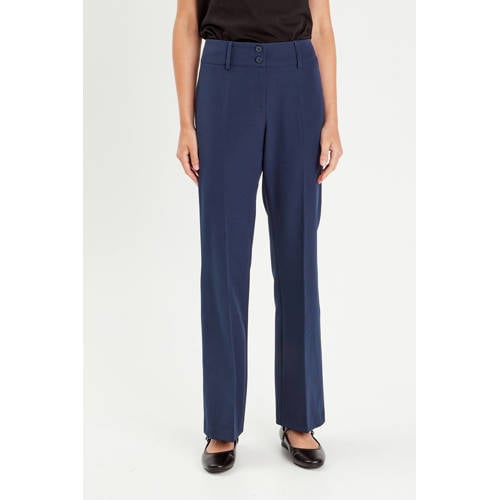 Cache Cache flared regular waist pantalon marine afbeelding