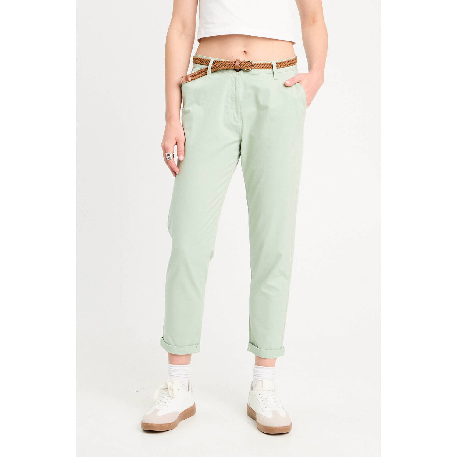 Cache chino lichtgroen