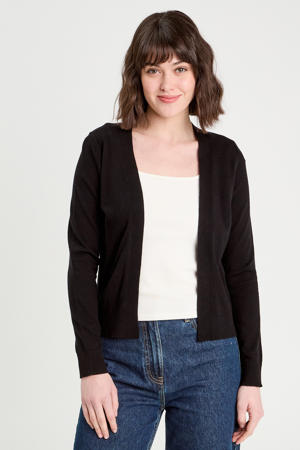 gebreid vest zwart