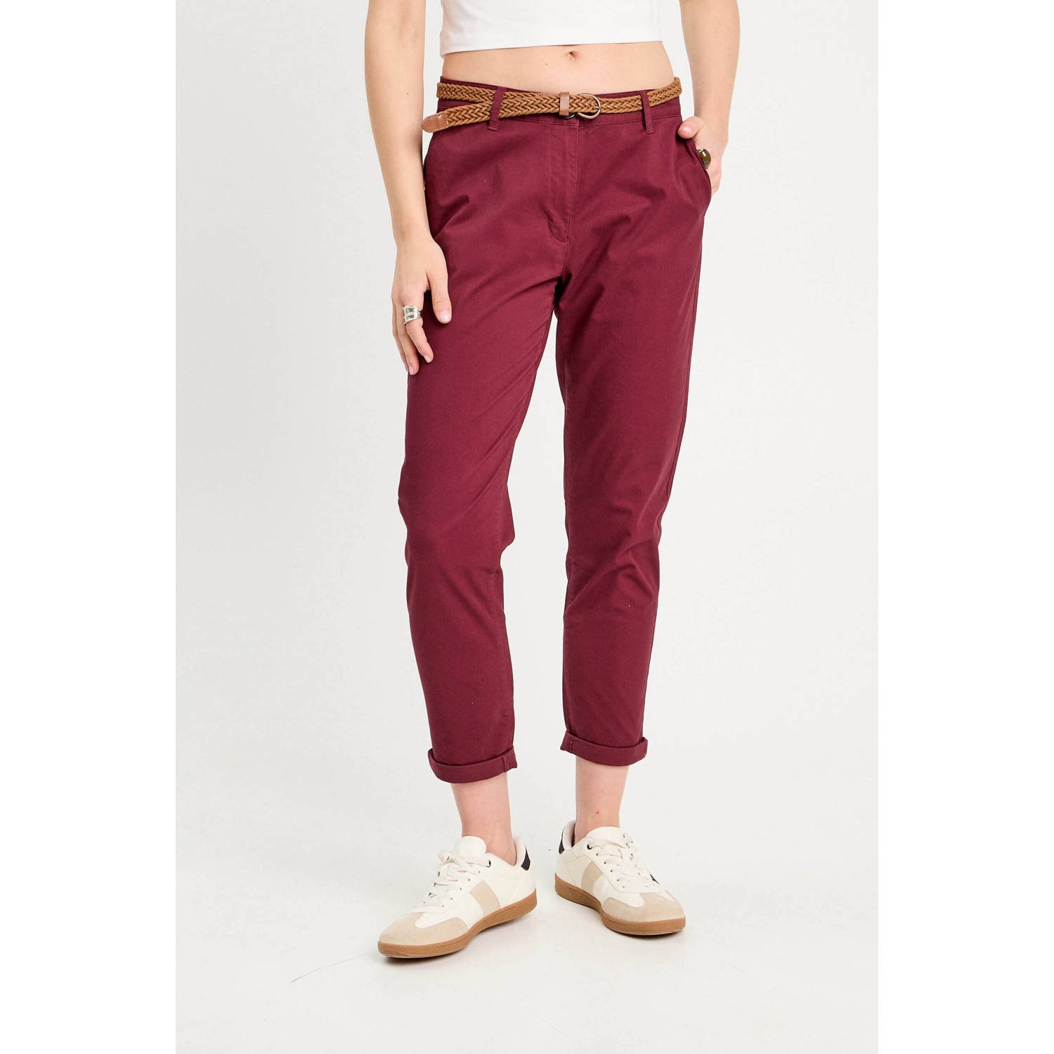 Cache chino donkerrood