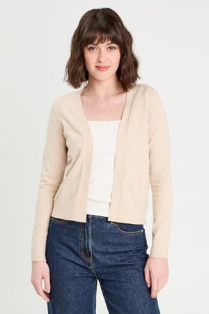 gebreid vest zand