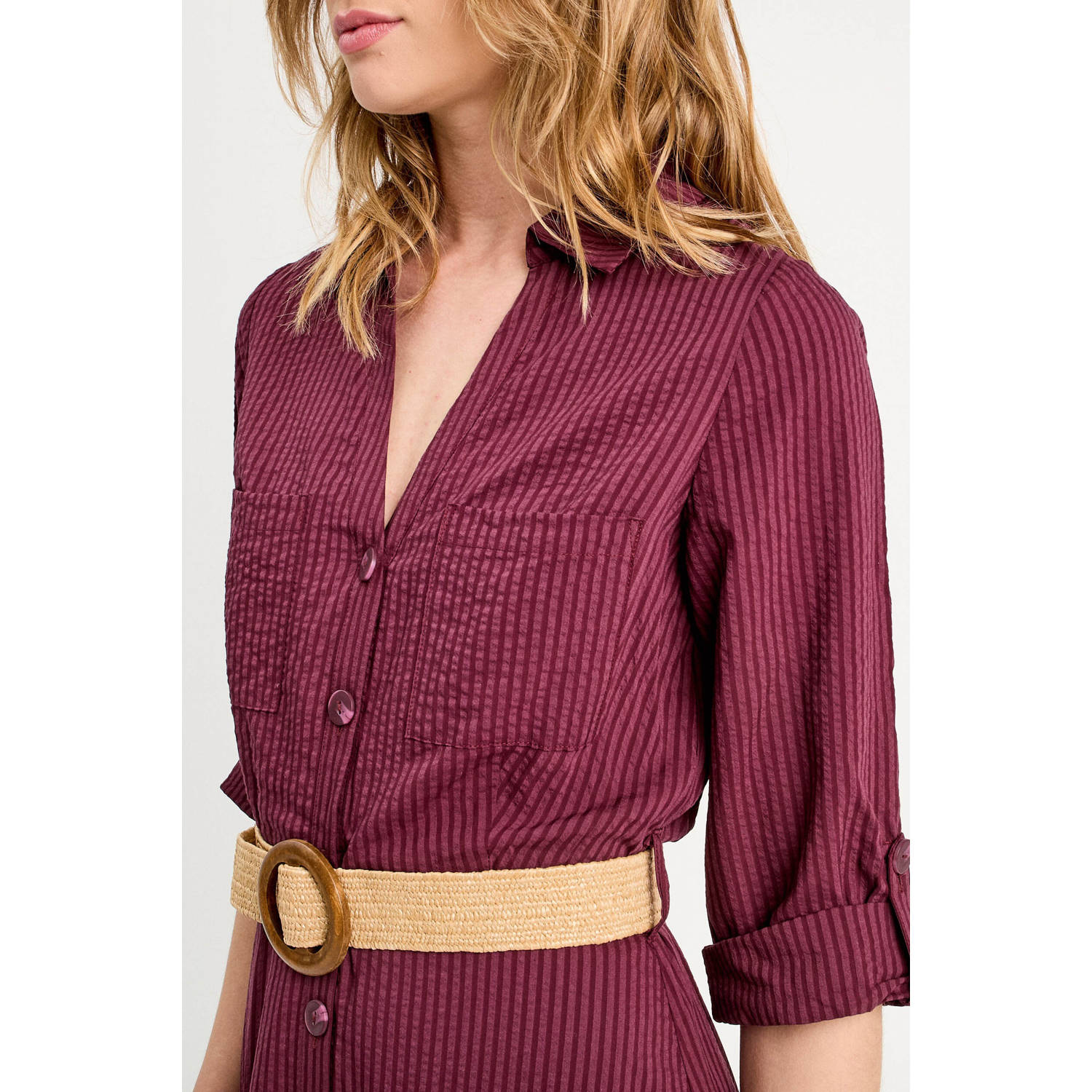 Cache blousejurk donkerrood