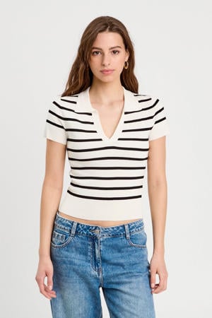 gebreide trui ecru