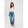 Cache Cache straight leg jeans medium blue denim