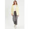 Cache Cache cropped high waist straight jeans grey