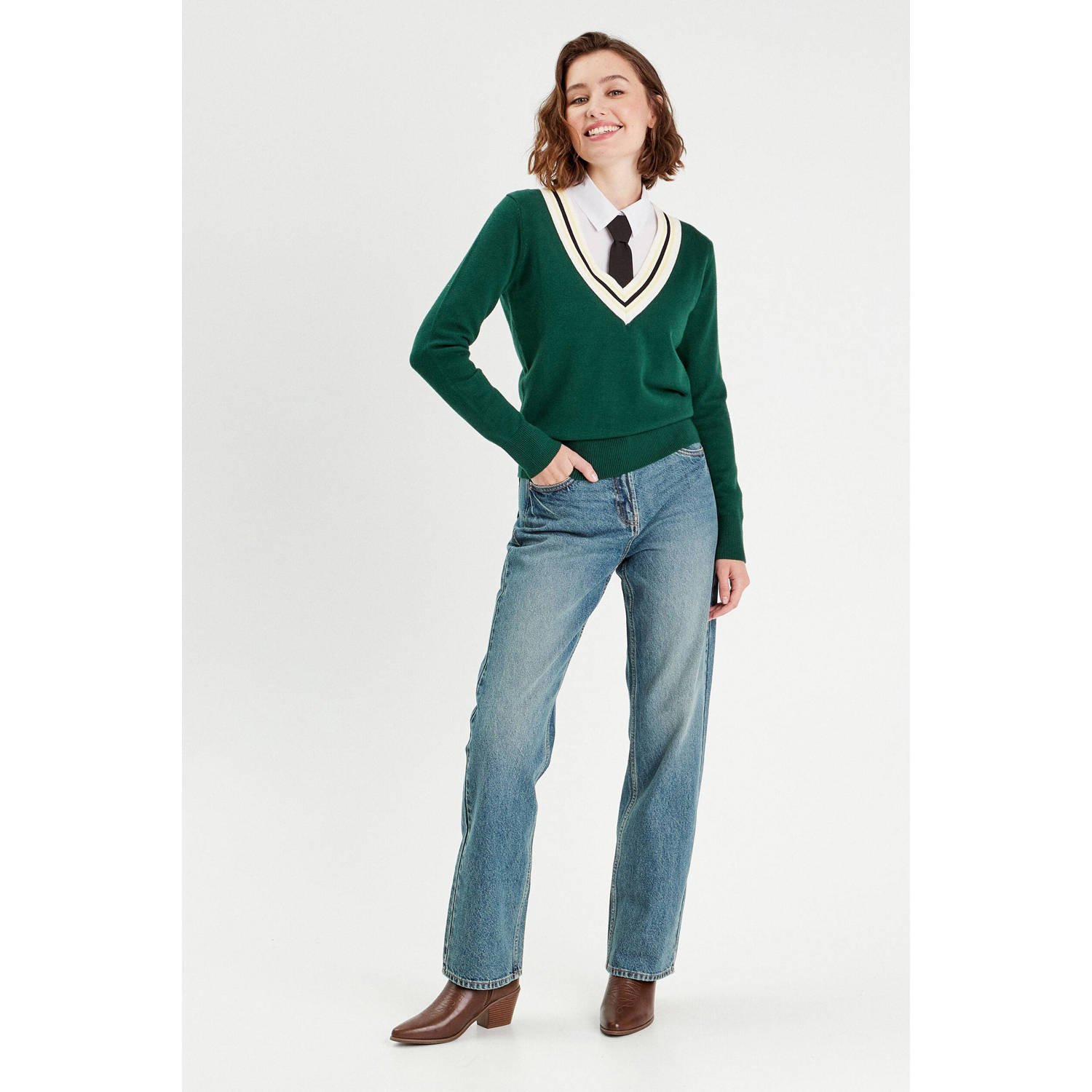 Cache straight leg jeans dirty blue
