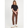 Cache Cache tapered high waist pantalon donkerbruin