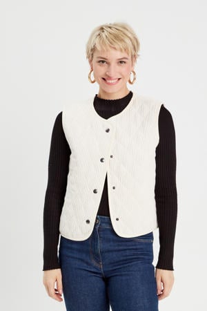 gilet ecru