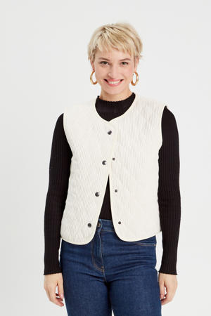 gilet ecru