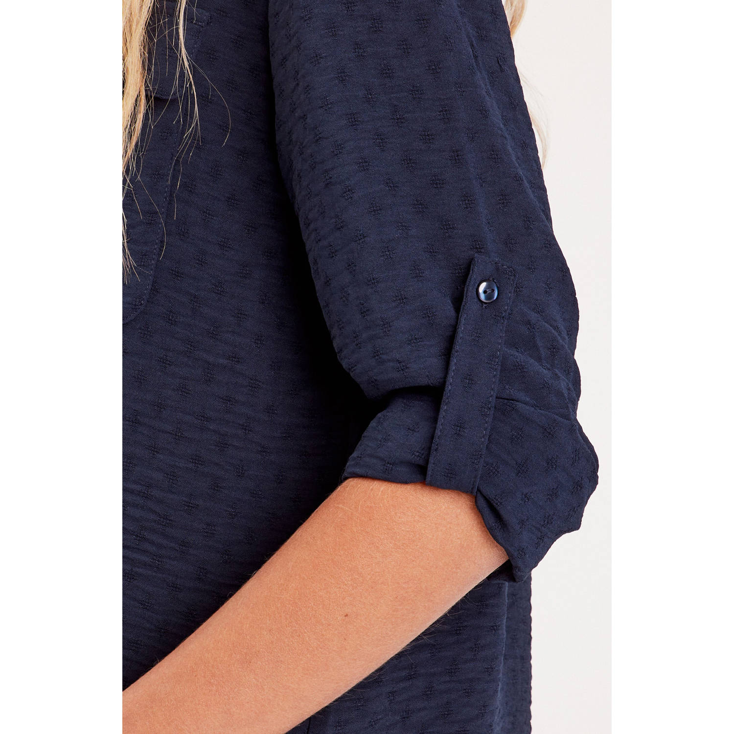 Cache blouse marine