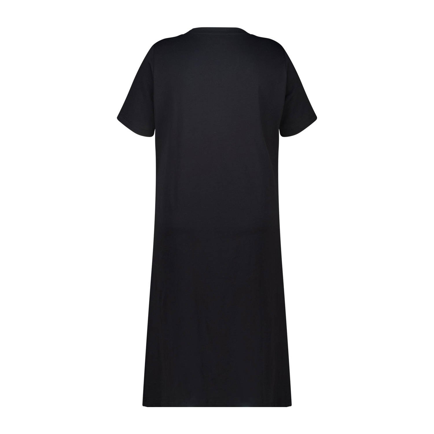 MS Mode midi jurk zwart