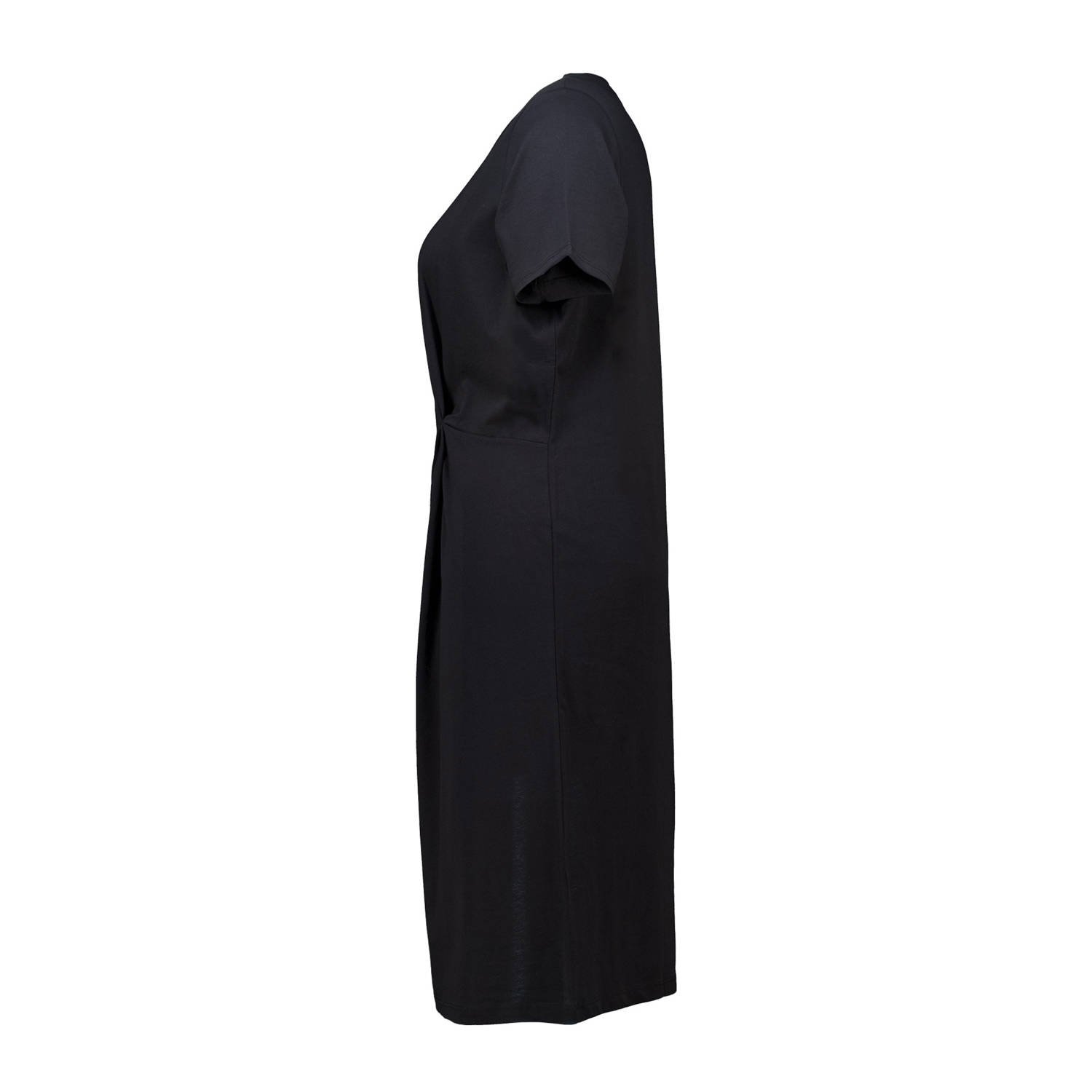MS Mode midi jurk zwart