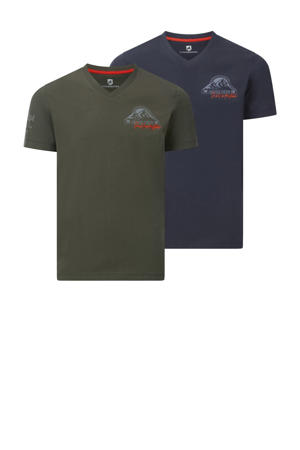 +FIT Collectie T-shirt JENDUR Plus Size - (set van 2)