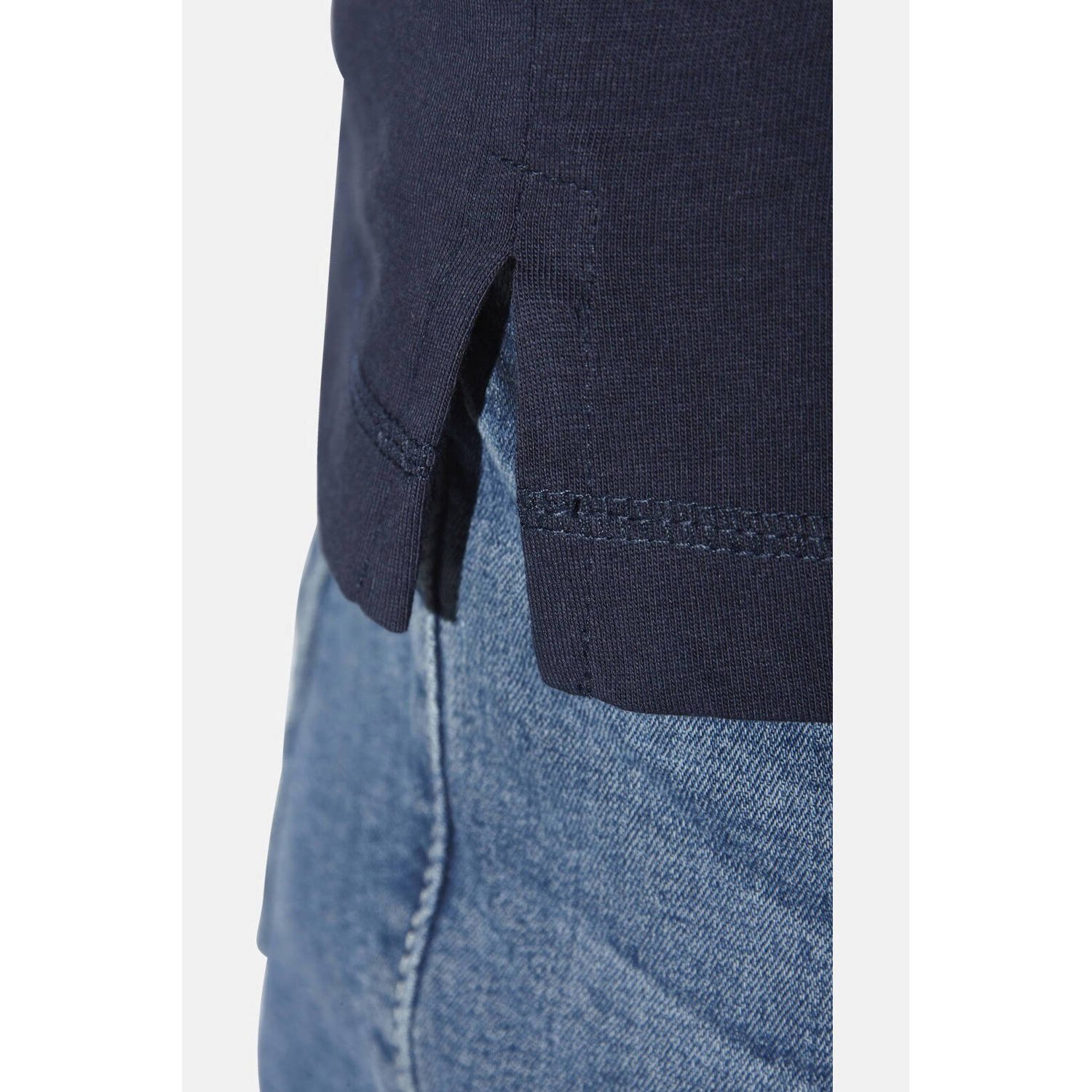 Jan Vanderstorm +FIT Collectie T-shirt SVENBOR Plus Size donkerblauw