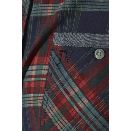 Jan Vanderstorm casual overhemd SNALLE Plus Size donkerblauw afbeelding