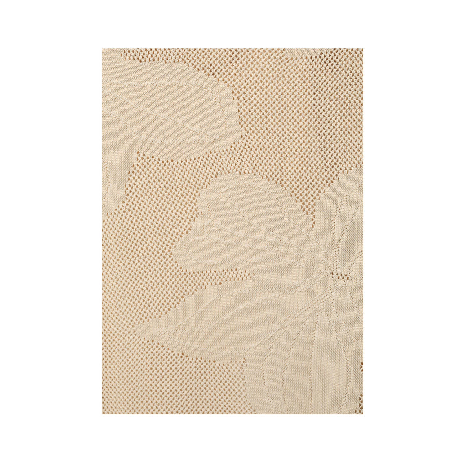Mango gebreide jurk beige