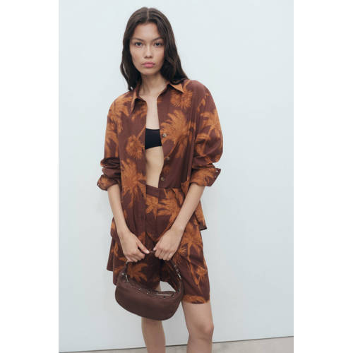 Mango blouse bruin afbeelding