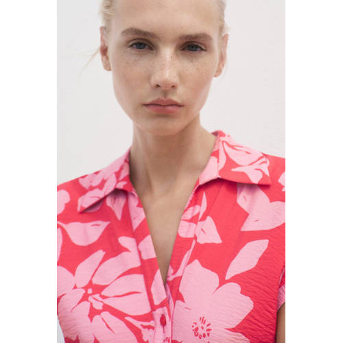 Mango blousejurk roze afbeelding