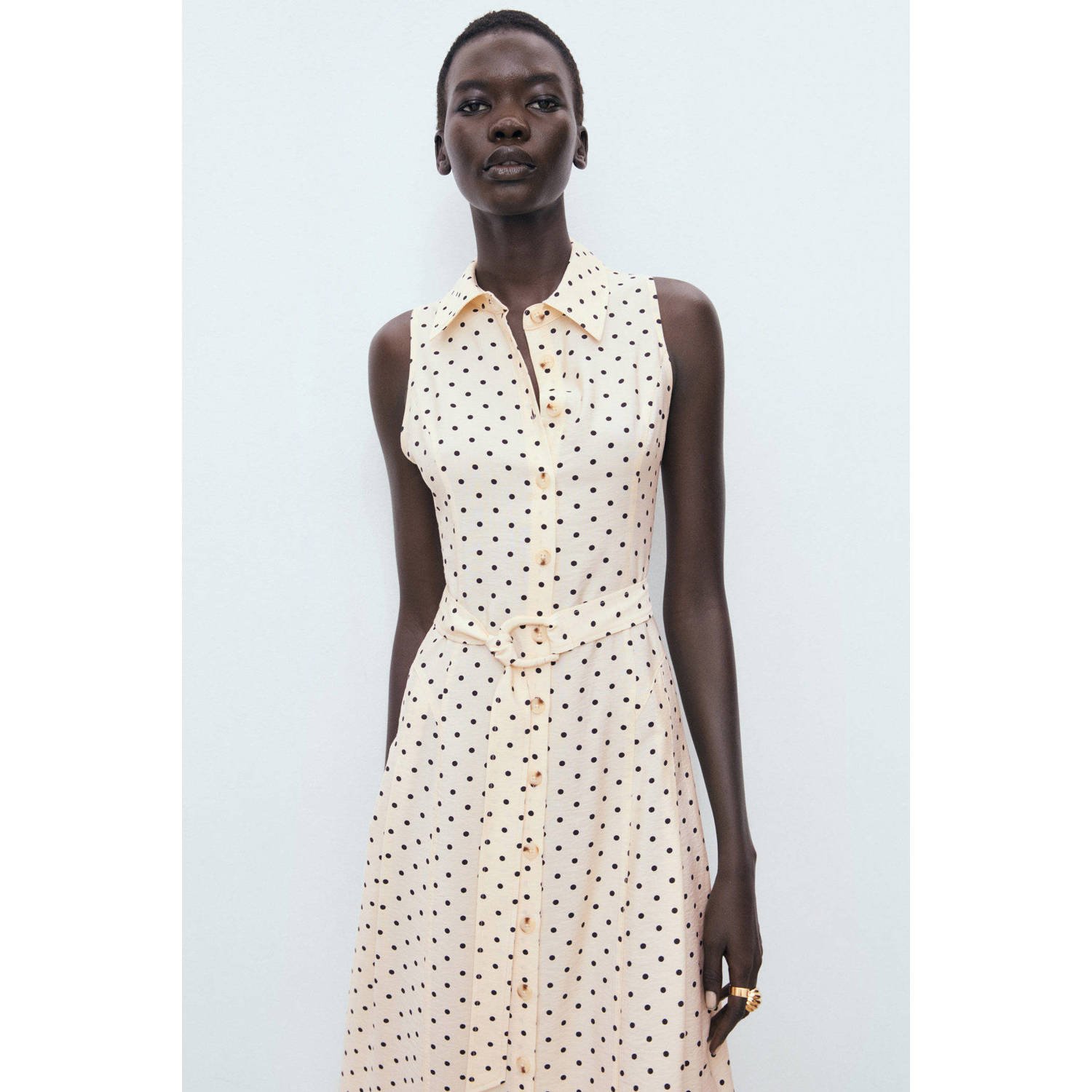 Mango blousejurk ecru