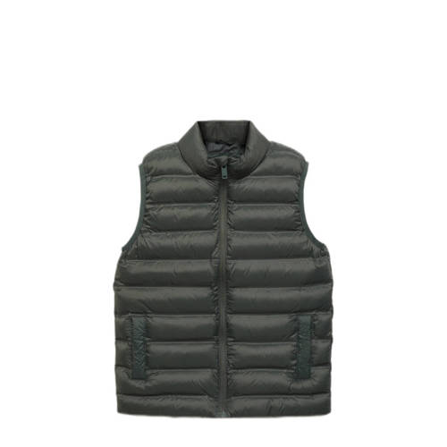Mango Kids bodywarmer kaki afbeelding
