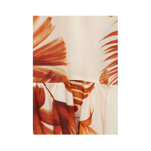 Mango maxi jurk ecru afbeelding