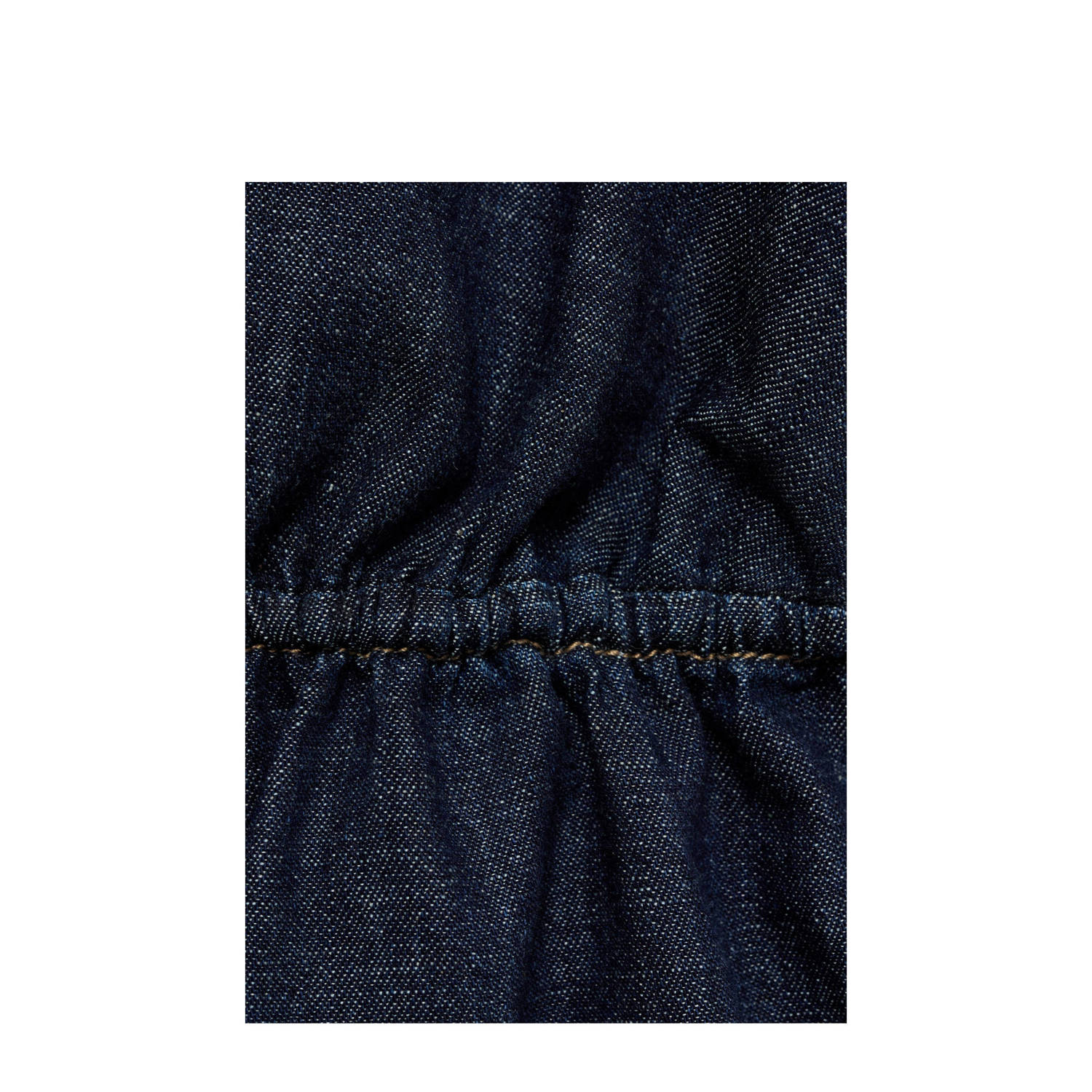 Mango denim top dark blue denim
