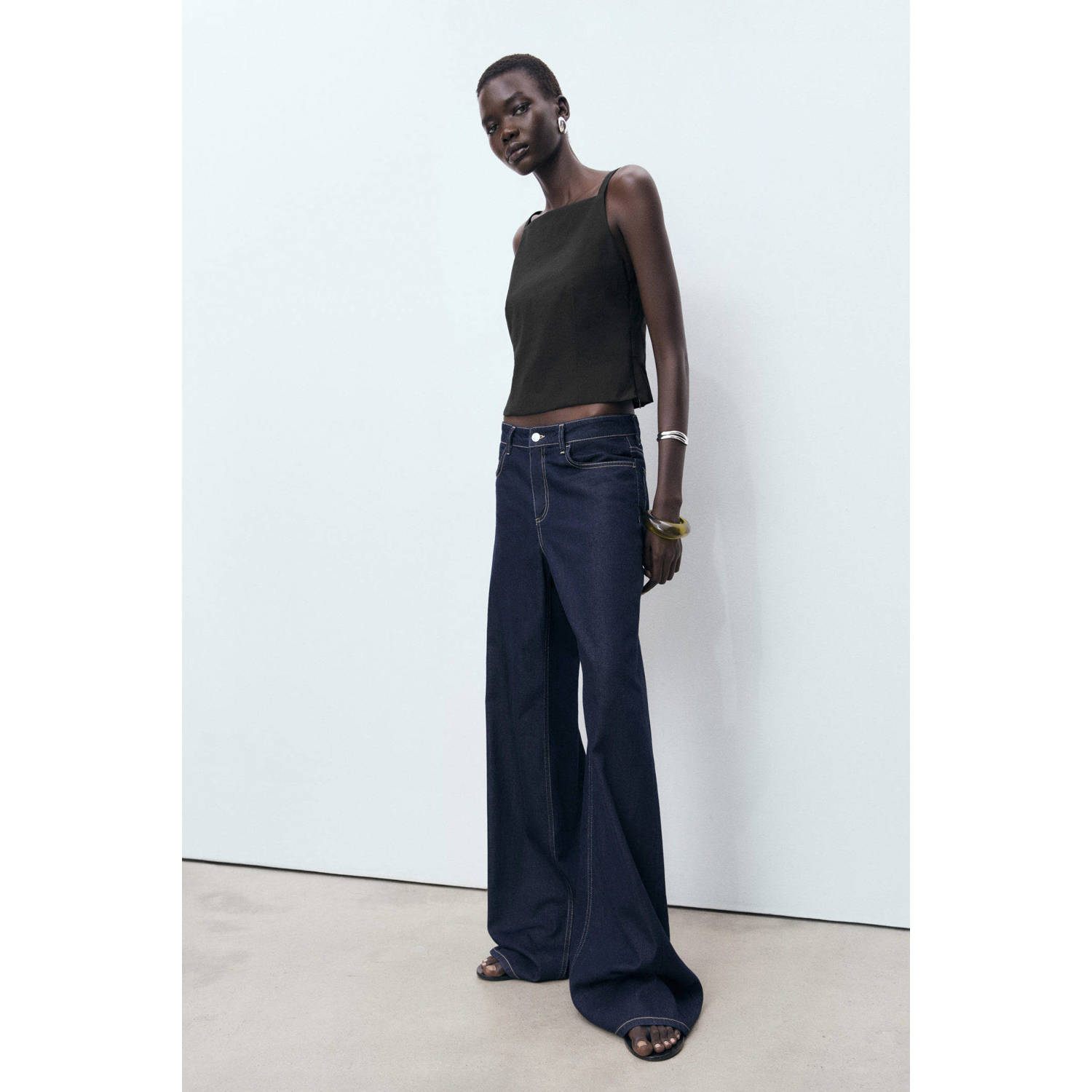 Mango top zwart