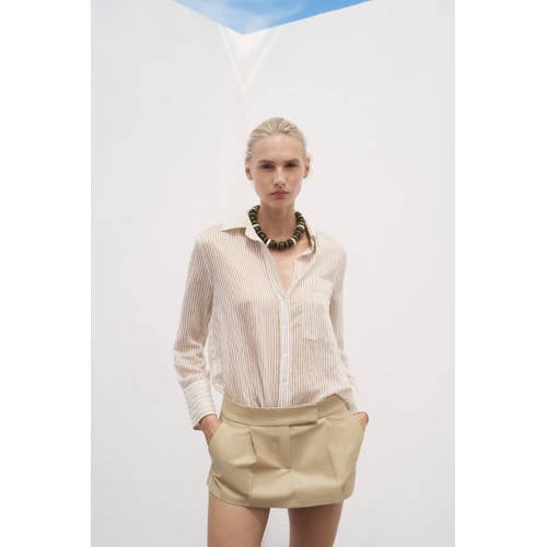 Mango blouse ecru afbeelding