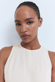 thumbnail: Mango midi jurk ecru