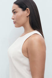 thumbnail: Mango midi jurk ecru