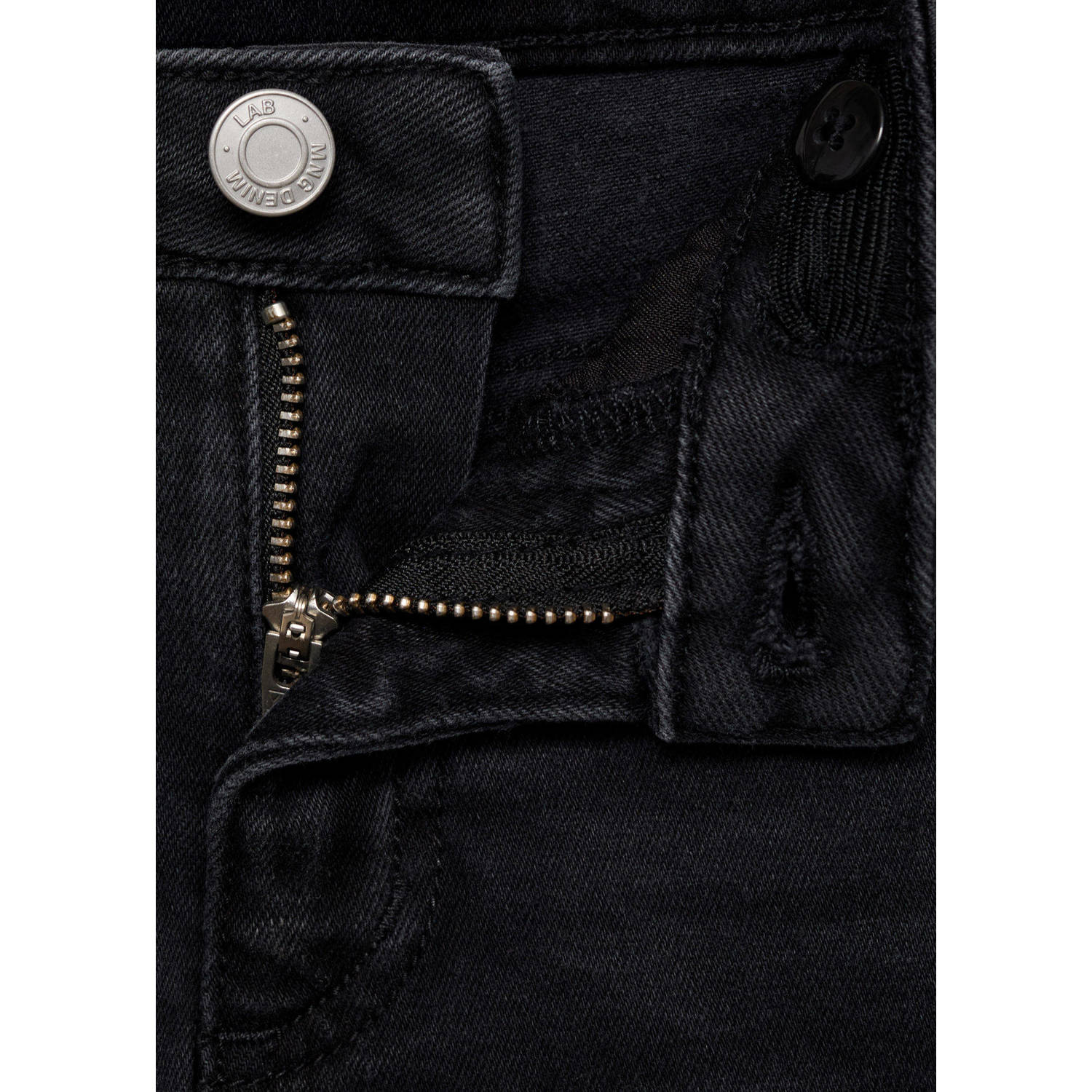 Mango Kids flared jeans black denim